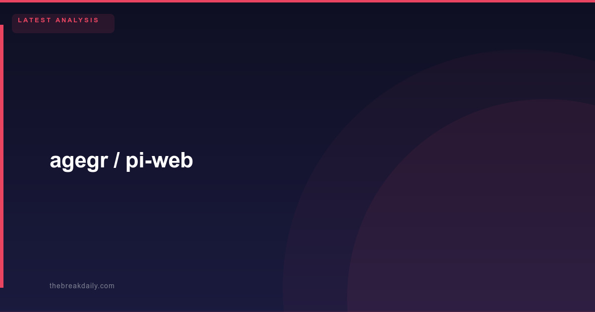 agegr / pi-web