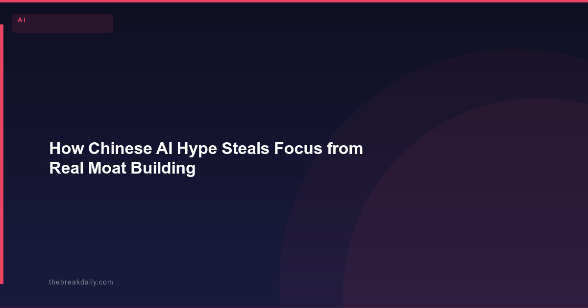 How Chinese AI Hype Steals Focus from Real Moat Building
