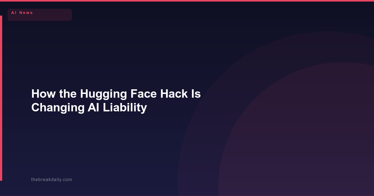 How the Hugging Face Hack Is Changing AI Liability