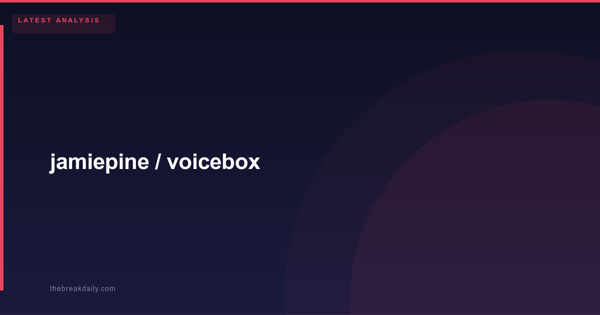 jamiepine / voicebox