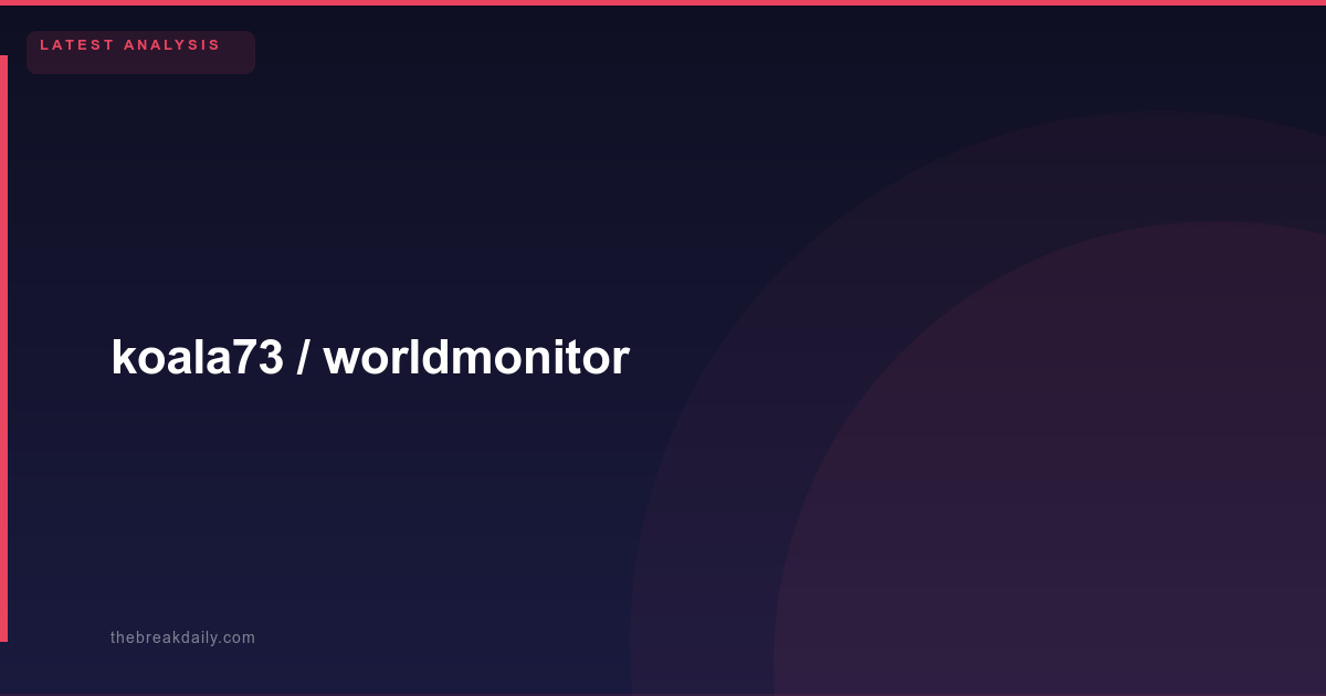 koala73 / worldmonitor