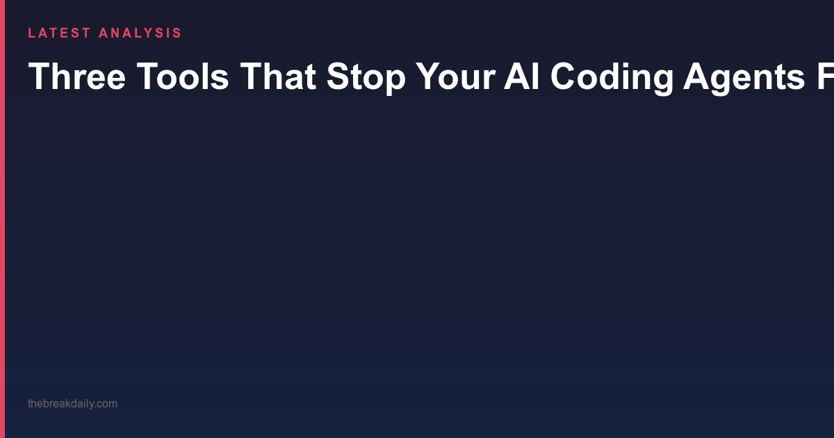Three Tools That Stop Your AI Coding Agents From Stepping On Each Other