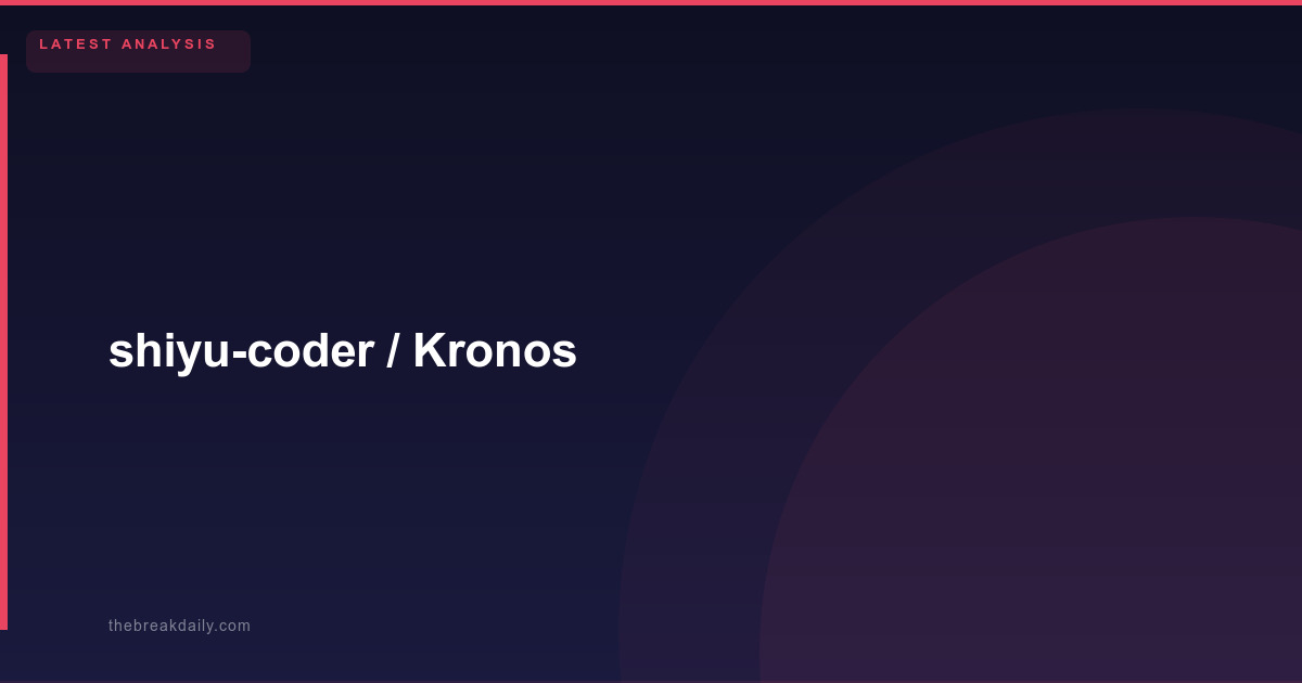 shiyu-coder / Kronos
